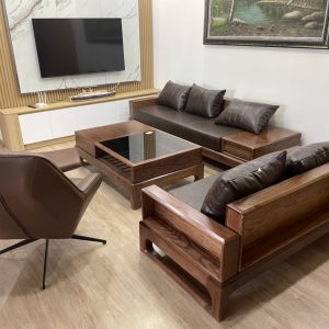 Bộ bàn ghế SOFA Gỗ Sồi 1